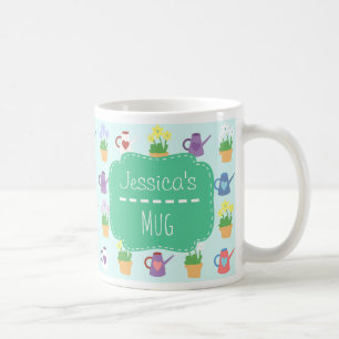 Caneca personalizada do jardim