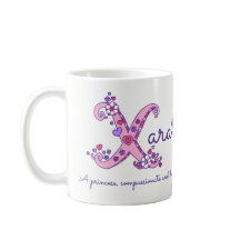 Caneca personalizada do monograma de Xara