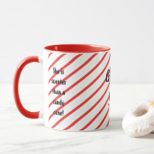 Caneca personalizada do Natal dos gramas