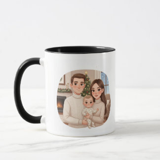Caneca Personalizada do Primeiro Natal da Criança