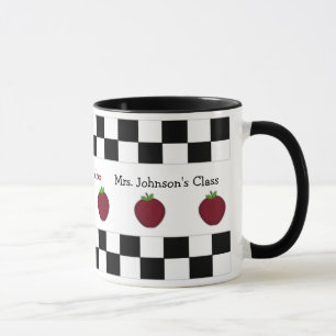 Caneca personalizada do professor de Apple