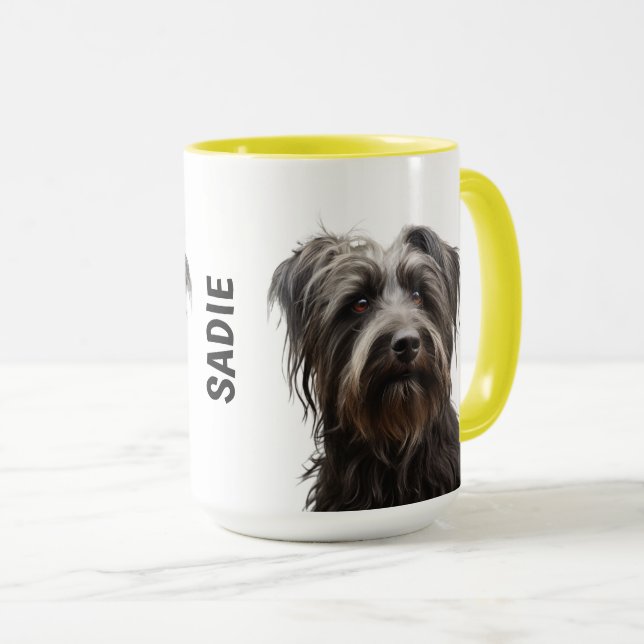 Caneca Personalizada do Skye Terrier (Frente Esquerda)
