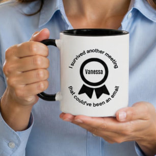 Caneca Personalizada Engraçada de Prêmio de Sobrev