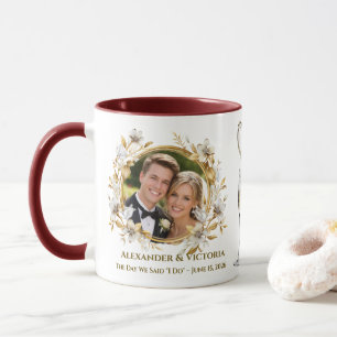 Caneca Personalizada Envio de Fotos de Casamento,