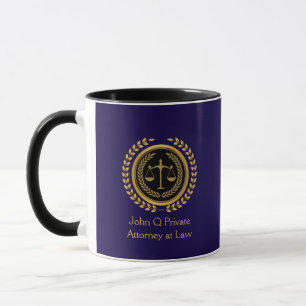 Caneca Personalizada Escamas de Justiça Advogado D