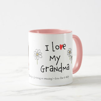Caneca Personalizada Eu Amo Minha Avó 1 Foto