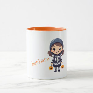 Caneca Personalizada Fantasia de Esqueleto de Hall