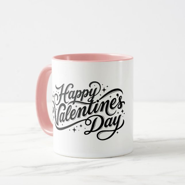 Caneca Personalizada Feliz Dia dos Namorados (Frente Esquerda)