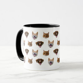 Caneca Personalizada, Gato De Cão, Presente Mãe