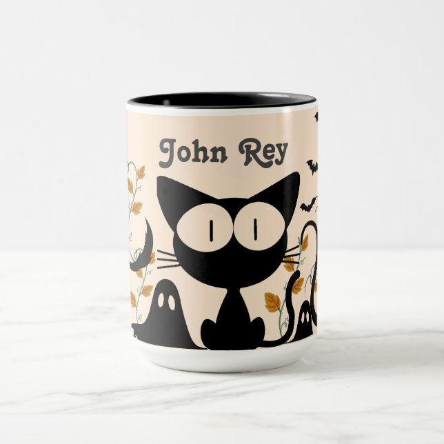 Caneca Personalizada - Gatos Pretos Cudos E Loucos (Centro)