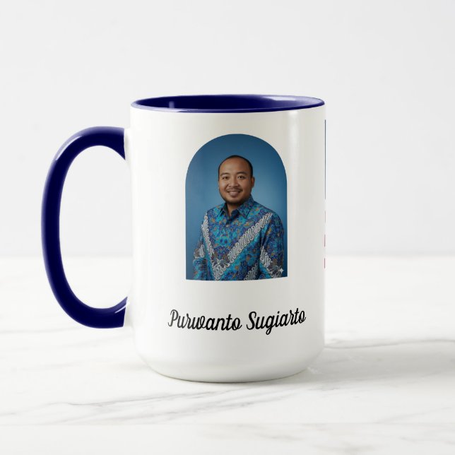 Caneca Personalizada Honra Para Servir ao Herói do (Esquerda)