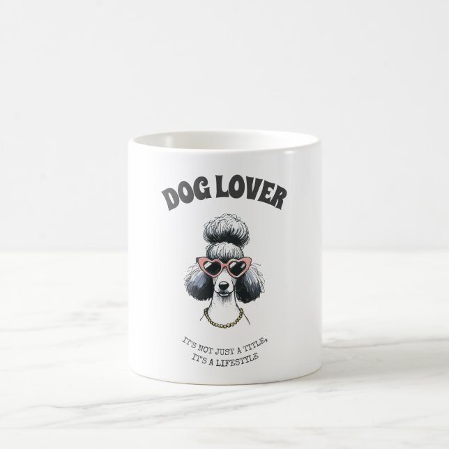 Caneca Personalizada Lover Mug - Poodle Engraçado  (Centro)
