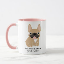 Caneca Personalizada Mãe do Frenchie, caneca do Bu