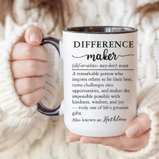Caneca personalizada “Marcador de Diferenças” para