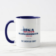 Caneca Personalizada Massachusetts EUA 1788 Estrel