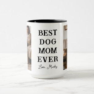 Caneca Personalizada Melhor Mãe de Cachorro 2 Foto Dia