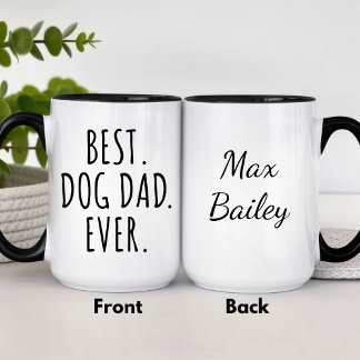 Caneca Personalizada Melhor Pai de Cachorro do Mun
