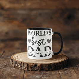 Caneca Personalizada Melhor Pai do Mundo