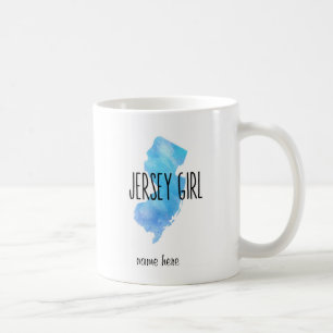 Caneca personalizada menina do jérsei