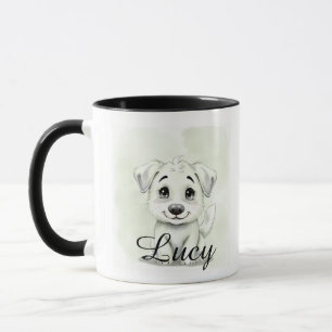 Caneca Personalizada Moderna para Pet com Tipograf