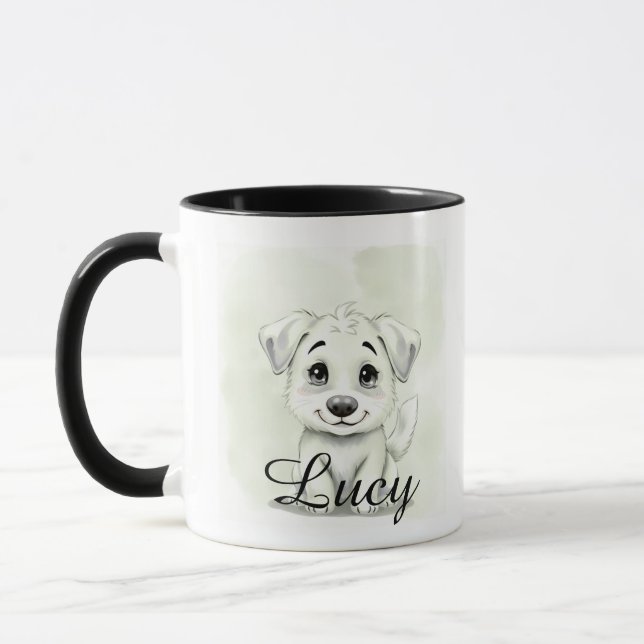 Caneca Personalizada Moderna para Pet com Tipograf (Esquerda)
