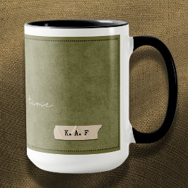 Caneca Personalizada Moss Green Forest Storyteller