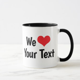 Caneca Personalizada Nós Amamos