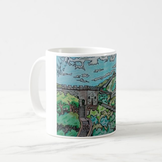 Caneca personalizada - Paisagem (Frente Esquerda)