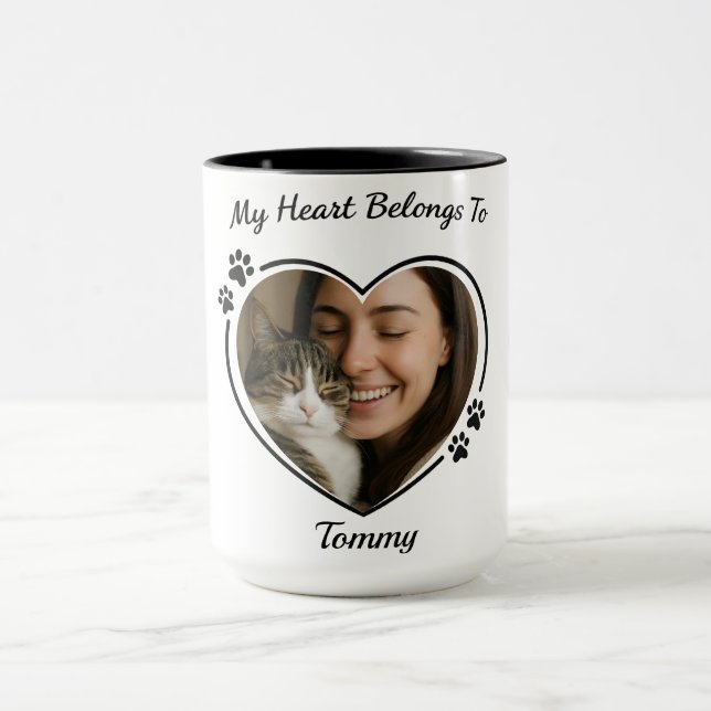Caneca Personalizada para Amantes de Animais de Es (Centro)