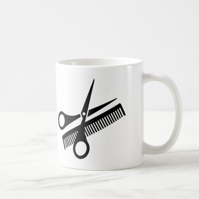 Caneca personalizada para cabeleireiro/barbearia (Direita)
