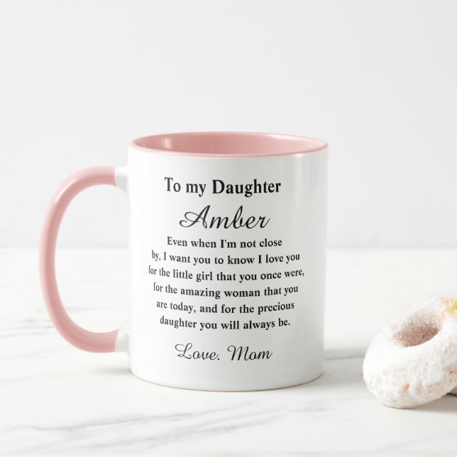Caneca Personalizada para Filha (Com Donut)