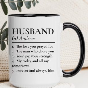 Caneca Personalizada para Marido Presente de Anive