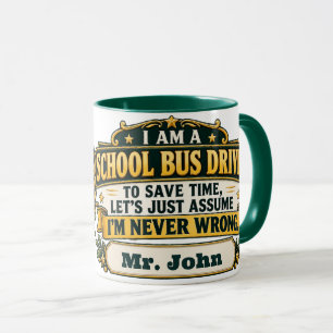 Caneca Personalizada para Motorista de Ônibus, Pre