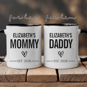 Caneca Personalizada para Papai e Mamãe como Prese