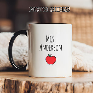 Caneca Personalizada para Professor com Sobrenome,
