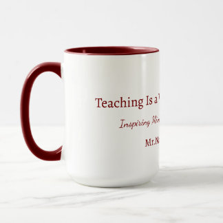 Caneca Personalizada para Professores