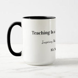 Caneca Personalizada para Professores