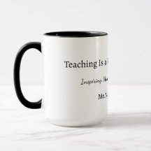 Caneca Personalizada para Professores