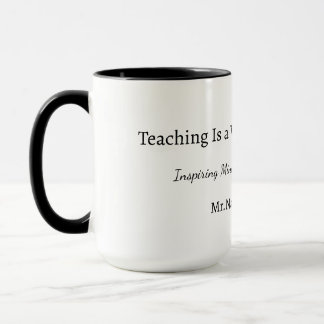Caneca Personalizada para Professores