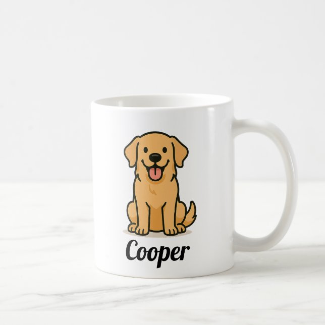 Caneca Personalizada - Presente para o Retriever d (Direita)
