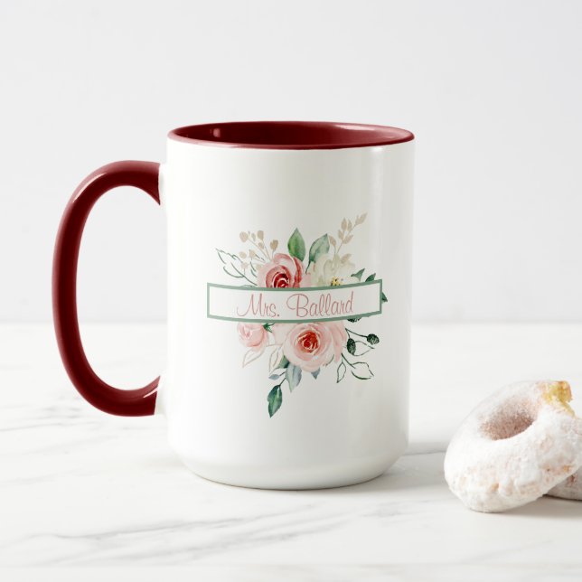Caneca Personalizada Rosa Pink (Com Donut)