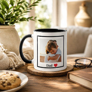 Caneca Personalizada Simples Foto Pai
