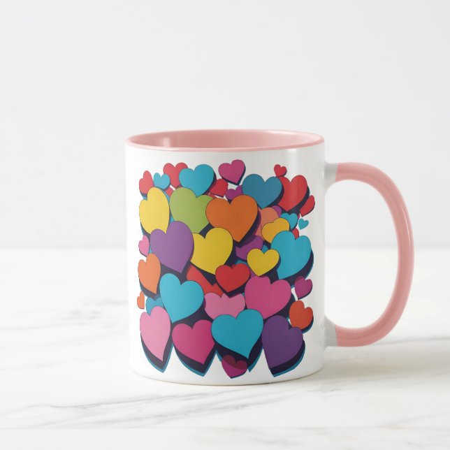 Caneca Personalizada 'Um Monte de Amor' (Direita)