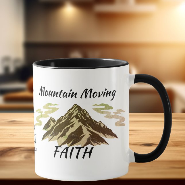 Caneca Personalizada Versículo Bíblico Marrom Move (Criador carregado)
