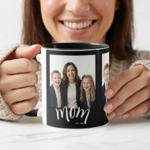 Personalizado 3 Foto Ano de Estabelecimento Mãe Fi