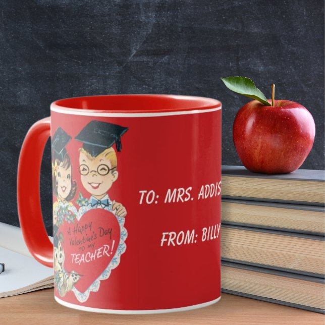 Caneca Personalizado do Dia de os namorados do Professor  (Criador carregado)