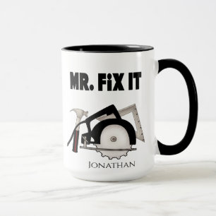 Caneca Personalizado Engraçado Sr. Fix It Mug