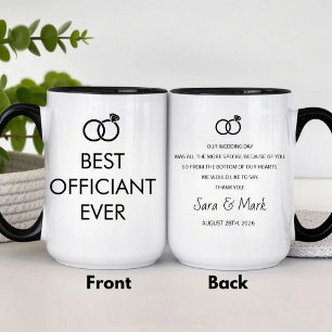 Caneca Personalizado Melhor Oficiente de Mug para Casamen