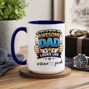 Caneca Personalizado Melhor Papai do Mundo Dia dos Pais