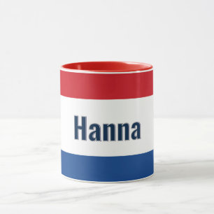 Caneca Personalizado neerlandês Flag Combo